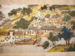 巧手绘梦，女孩以巧克力手搓成7米多长清明上河图