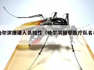 哈尔滨援建人员阳性（哈尔滨援鄂医疗队名单）